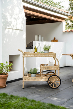 JAMES EXTERIOR - ArtFibre® garden trolley by Sika Design - view 3